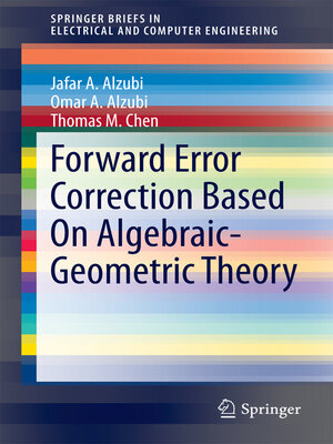 cover image of Forward Error Correction Based On Algebraic-Geometric Theory